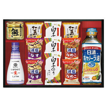 千寿和膳日清オイリオ･キッコーマン･アマノフーズ詰合せ SJW1-30