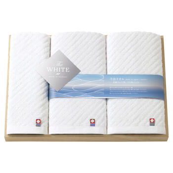 日本製 スリムバスタオル2P&フェイスタオル（木箱入）