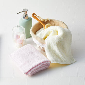 ハーフバスタオル2P