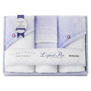 今治製フェイスタオル2P&ウォッシュタオル2P