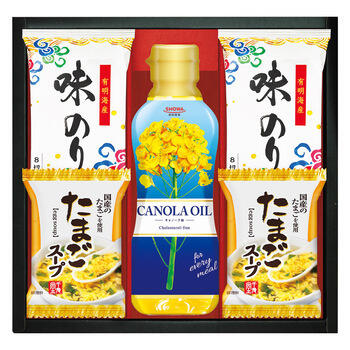 キャノーラ油&のり･たまごスープ詰合せ SOC-20