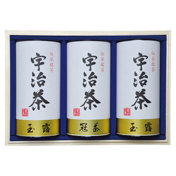 宇治茶詰合せ（伝承銘茶）木箱入 LC1-100