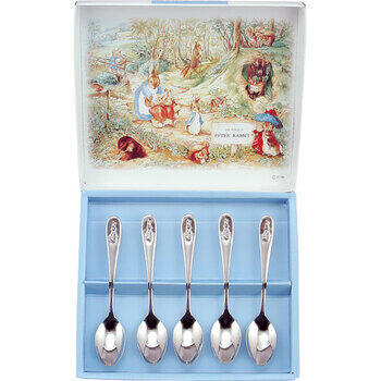 ピーターラビットコーヒースプーン5本セット