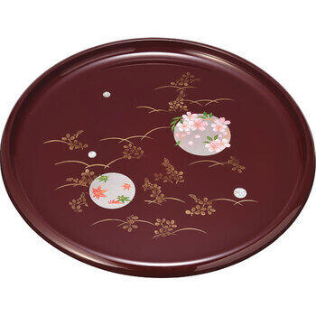 円華10寸信貴丸盆