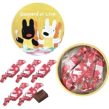紙袋付】リサとガスパールのなかよしペア缶 リサとガスパール | お菓子