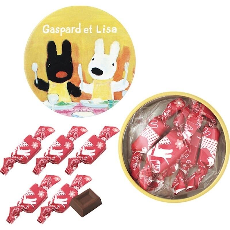 紙袋付】リサとガスパールのなかよしペア缶 リサとガスパール | お菓子