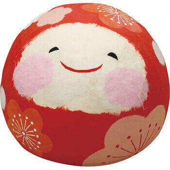 ちぎり和紙花笑みだるま（大）