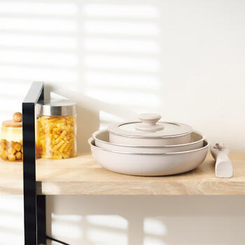 マジクックセラミック加工IH対応着脱ハンドルフライパン5点セット