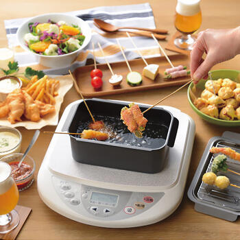 角型揚げ鍋（アミ付）