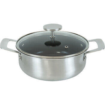 グレイスIH対応セラミック加工両手鍋（20cm）