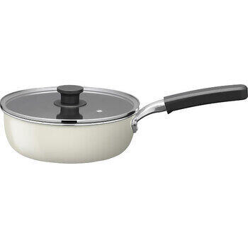 リントIH対応外面ホーローマルチパン（20cm　アイボリー）