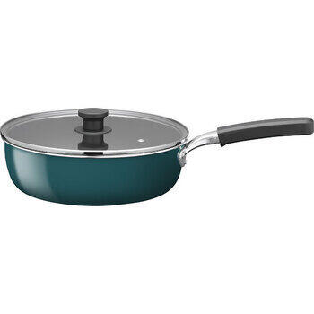 リントIH対応外面ホーローマルチパン（24cm　ターコイズブルー）