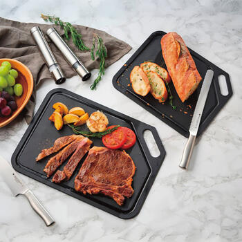 ウッドファイバーカッティングボード　ブラック