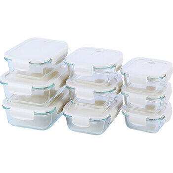 レンジ対応耐熱ガラス容器9点セット