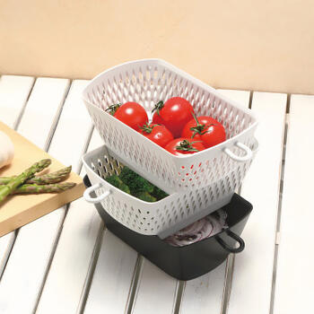 角型チリトリザルボウルフタ付4点セット