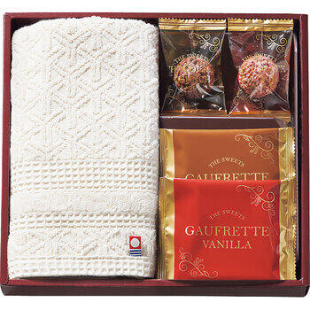 スイーツアソート（4個入）＋今治タオル組合せギフト