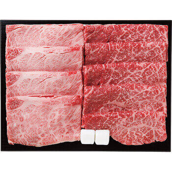 仙台牛肩ロース・モモすき焼き食べ比べセット（計800g）