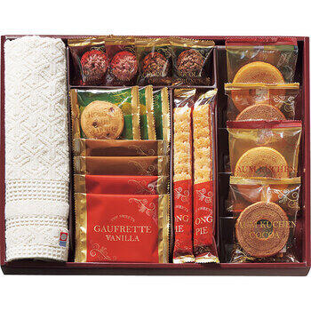 スイーツアソート（17個入）＋今治タオル組合せギフト