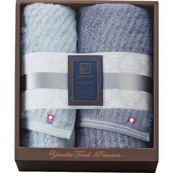 やさしいたおるクラシックラインスリムバス・フェイスタオルセット