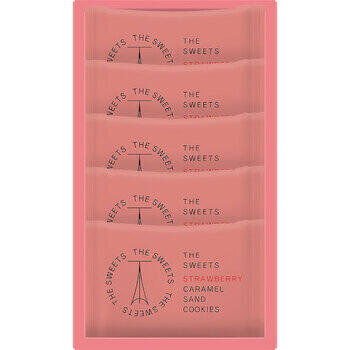 苺キャラメルサンドクッキー（5個入）