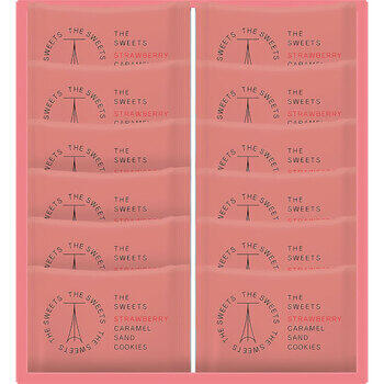 苺キャラメルサンドクッキー（12個入）