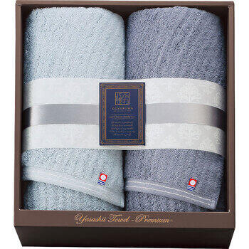 やさしいたおるクラシックラインスリムバスタオル2枚セット