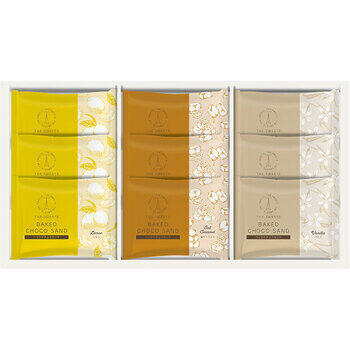 シャディ100周年リト@葉っぱ切り絵×ベイクドチョコサンド（9個入）