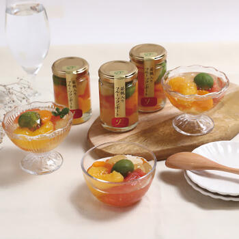 若桃入りフルーツコンポート6本セット　FCM-6