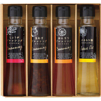 小豆島うまれ彩りドレッシングギフト　DS-4Y