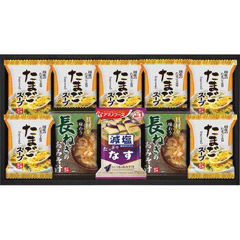 フリーズドライおみそ汁＆たまごスープ（10食入）