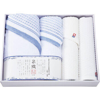 泉織バス1枚・フェイス2枚・ハンドタオル1枚セット