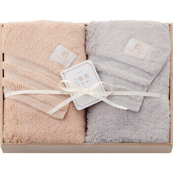 ご褒美タオルバスタオル2枚セット（木箱入）