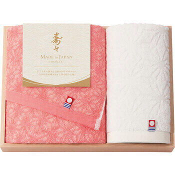 寿々~じゅじゅ~フェイス・ハンドタオルセット（木箱入）