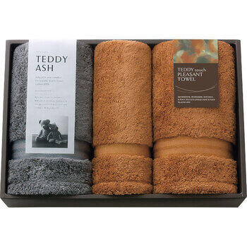 テディアッシュもふもふタッチフェイス2枚・ハンドタオル1枚セット