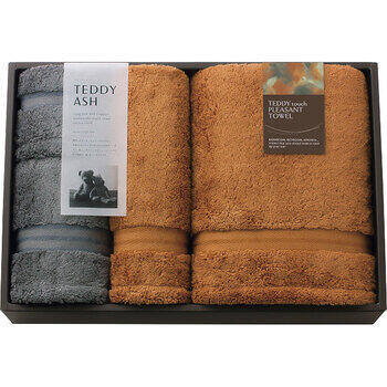 テディアッシュもふもふタッチバス・フェイス・ハンドタオルセット