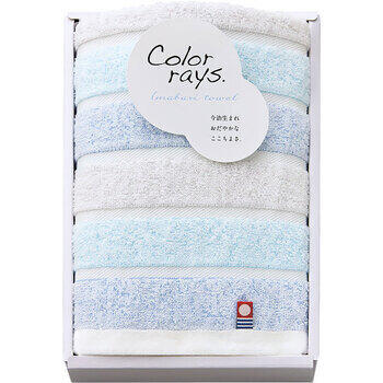 カラーレイズ　フェイスタオル