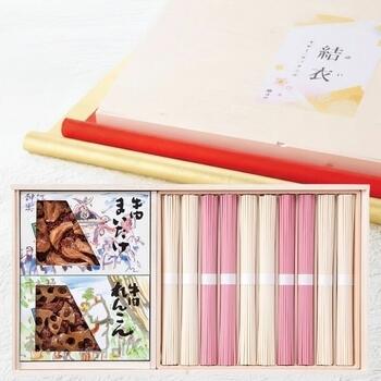 池利　今半佃煮と紅白うどん詰合せ（お名入れ）