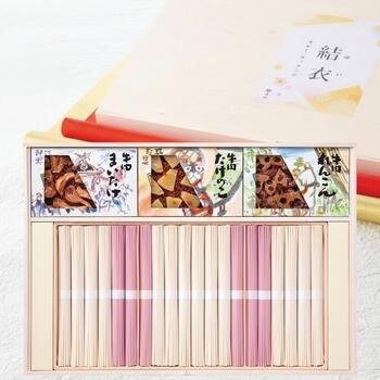 池利　今半佃煮と紅白うどん詰合せ（お名入れ）