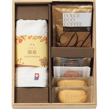 ココロ　今治タオル・スイーツセット（お名入れ）