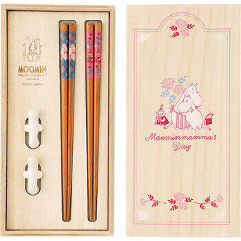 Ｍｏｏｍｉｎｍａｍａ’ｓＤａｙ木箱入ペア箸セット