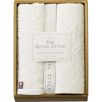 ホテルスタイルー和の匠ーフェイスタオル2枚セット