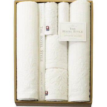 ホテルスタイルー和の匠ーバス・フェイス・ウォッシュタオルセット