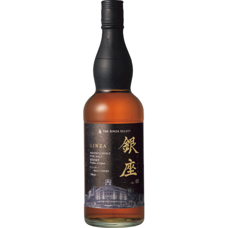 銀座ピュアモルトウイスキー黒ラベル（700ml） THE GINZA SELECT