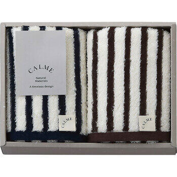 CALMEバンブーフェイスタオル2枚セット