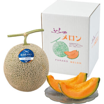 北海道富良野　赤果肉メロン大玉（1玉）