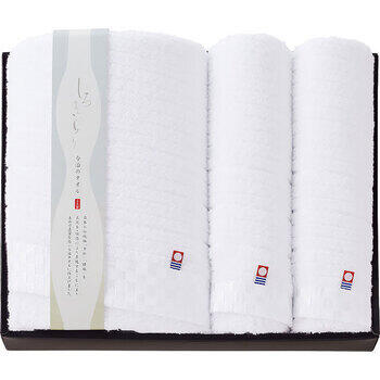 今治しろきらりバス1枚・フェイスタオル2枚セット