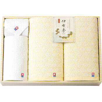 今治伊布季〈IBUKI〉バス2枚・フェイス1枚・ハンドタオル1枚セット