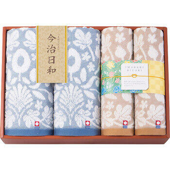 今治日和~いまばりびより~バス・フェイスタオル各2枚セット