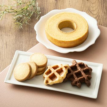 ベルギーワッフルと焼菓子セット　SGF-BJ
