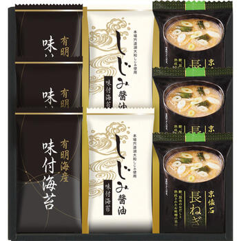 マルコメ フリーズドライみそ汁&有明海産味付海苔セット　NTS-BS